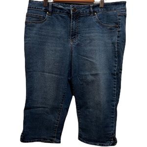 D. Jeans Women’s Denim Capris Cropped Capri Pants Jeans